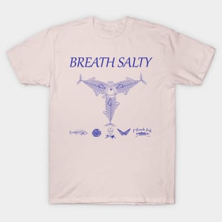 breath salty hook fish T-Shirt